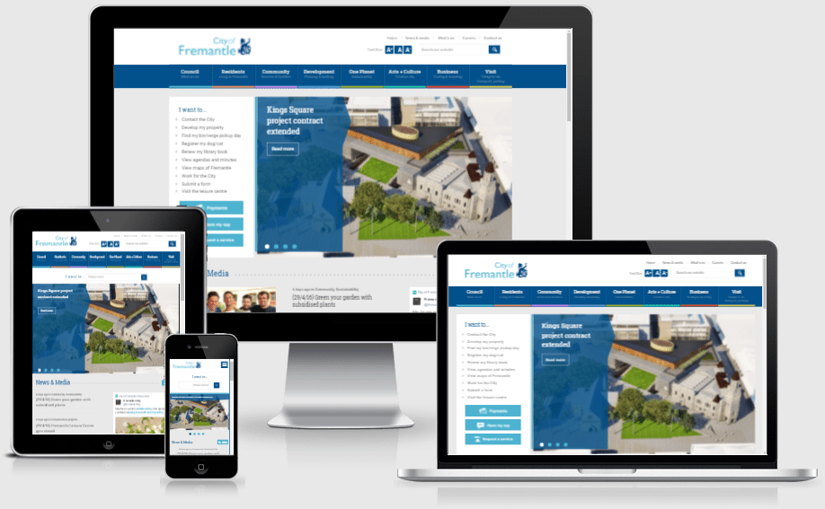 City of Fremantle website is mobile-friendly