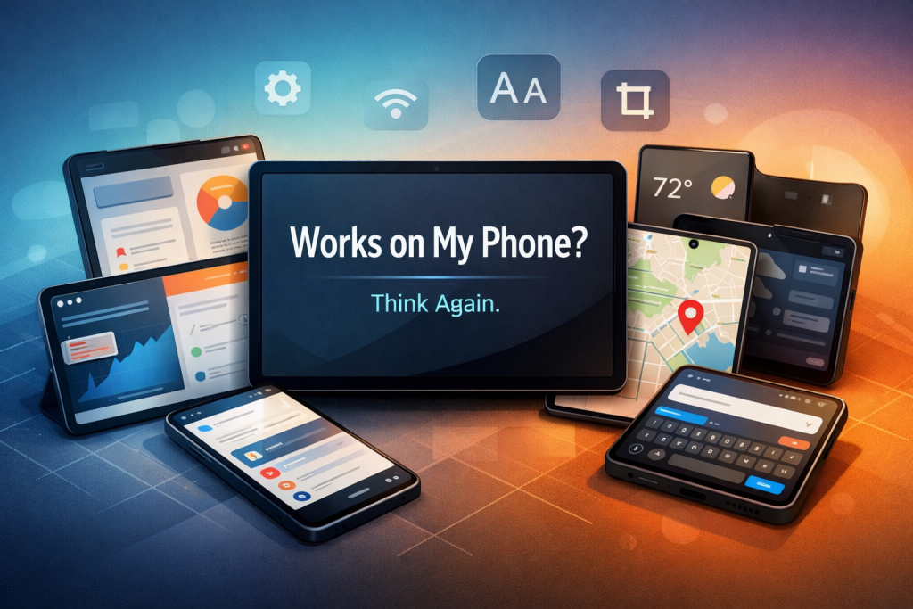 An image of lots of different screen types, size, dimensions, etc.