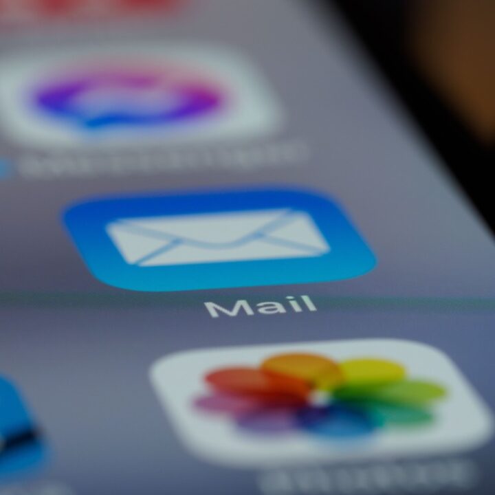 Mail app icon shown on a smartphone screen