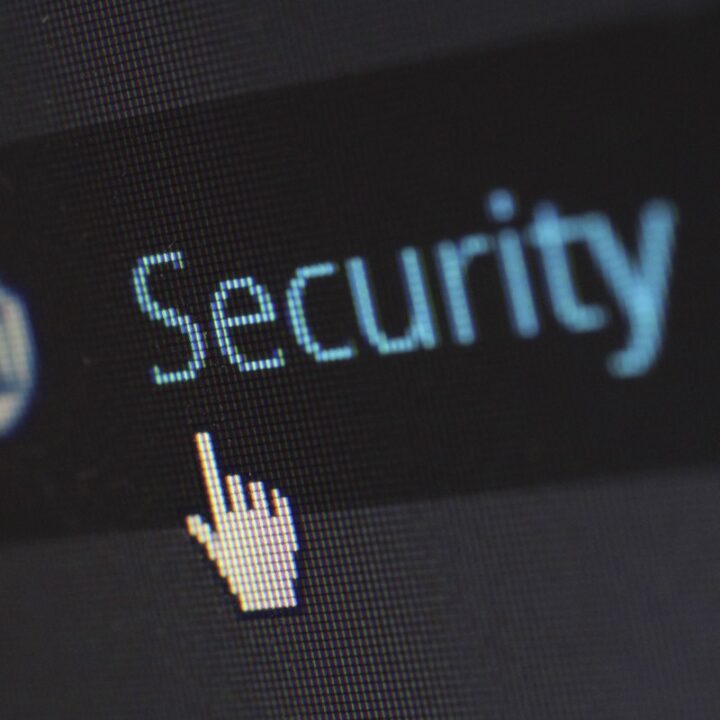 Security indicator on a computer screen